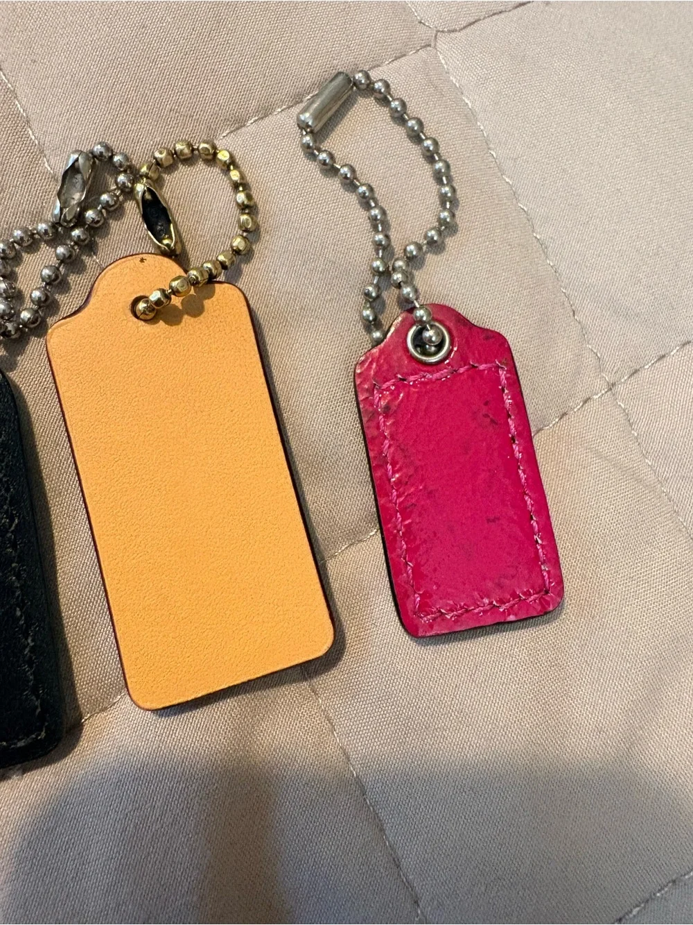 Lot of 6 Authentic Coach Leather Replacement Hangtags